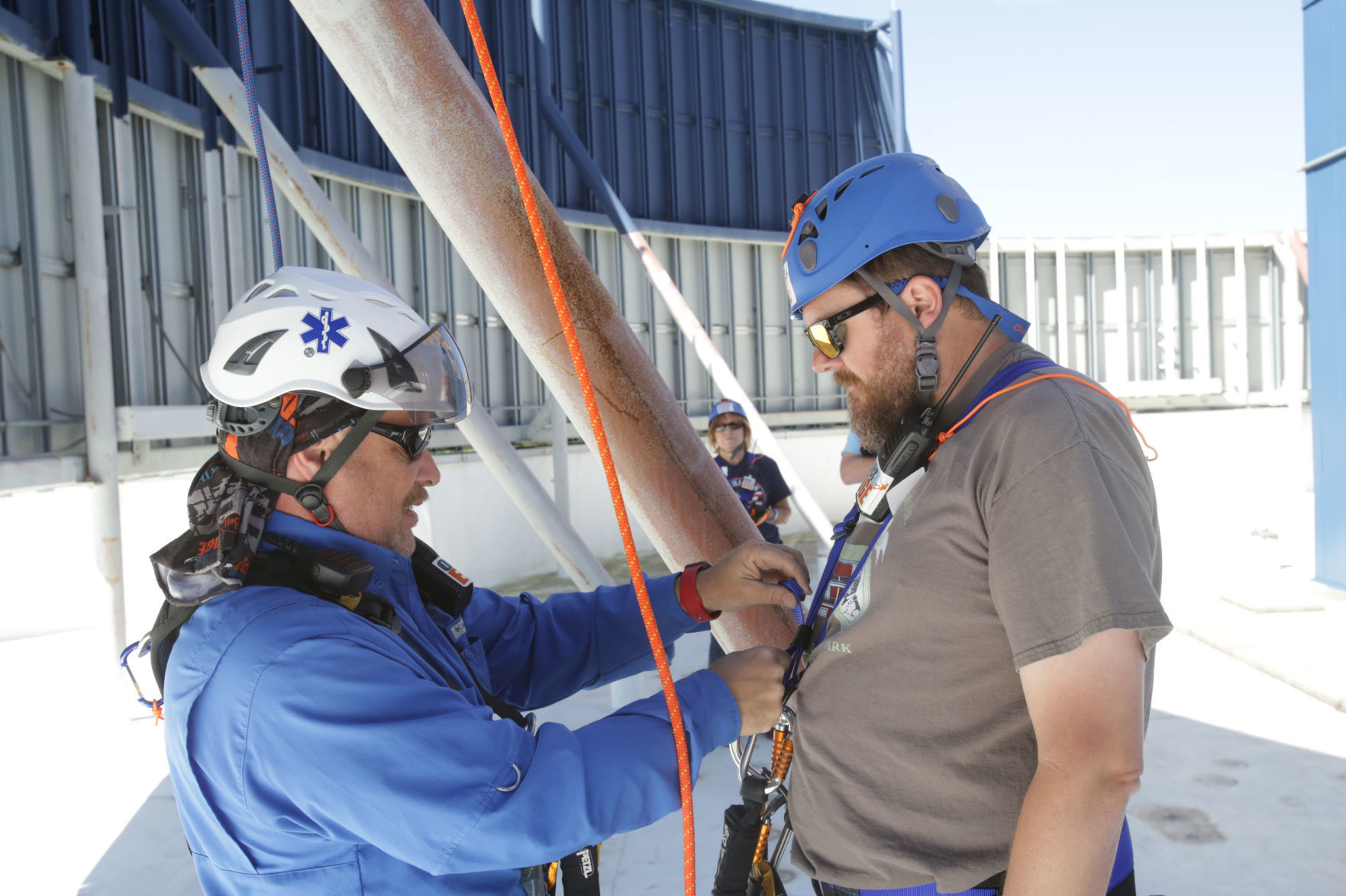 Lake Area United Way Rappelling